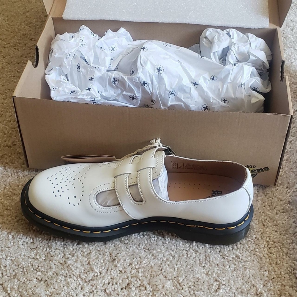 Dr martens white mary jane 8065